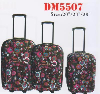 【供應加工600D牛津布印花3件套拉桿箱行李箱】價格,廠家,圖片,家居用品加工,平湖市君興箱包-馬可波羅網